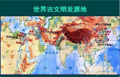 世界五大文明的发源地都是哪里