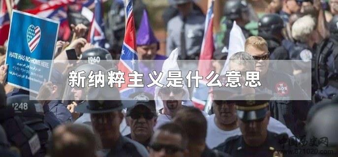 新纳粹主义是什么意思