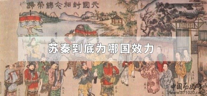苏秦到底为哪国效力