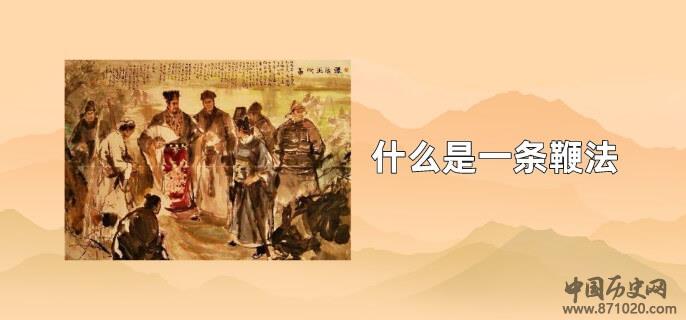 什么是一条鞭法