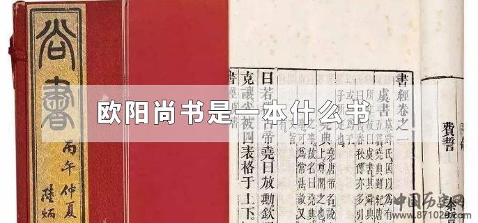 欧阳尚书是一本什么书