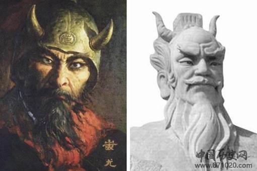 蚩尤复原图,上古时期真实的蚩尤长什么样子?