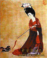 头戴一枝芳――赏《簪花仕女图》