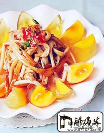 徽菜——金针拌皮蛋