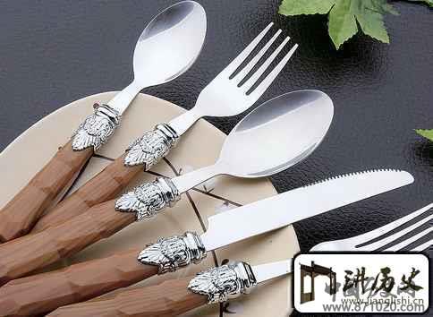 西餐礼仪之刀叉的摆放