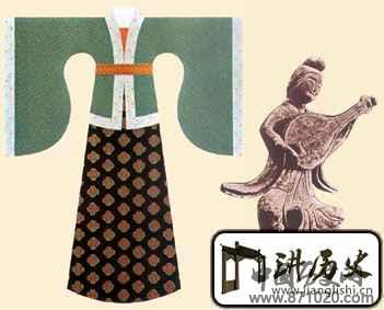 魏晋妇女衫裙之一