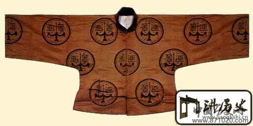 清代琵琶襟马褂