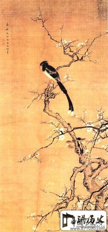 清朝沈铨花鸟画欣赏