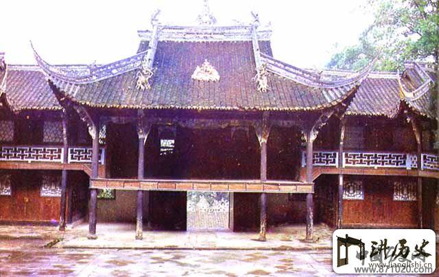 四川灌县二王庙戏楼(1)