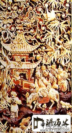 云南建水县朝阳楼戏雕(1)