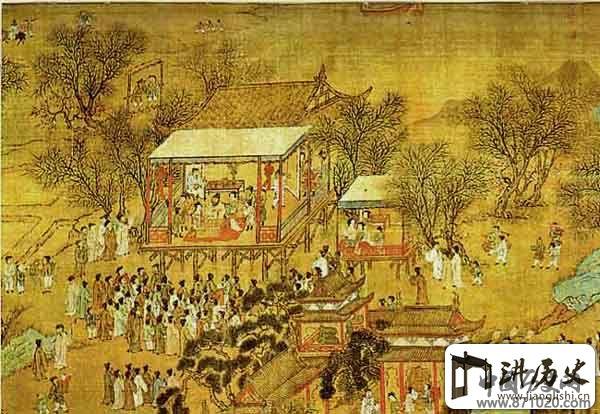 明人画《南中繁会图》(1)