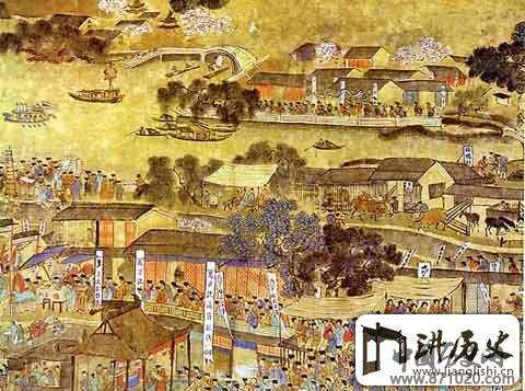 明画《南都繁会景物图卷》(1)