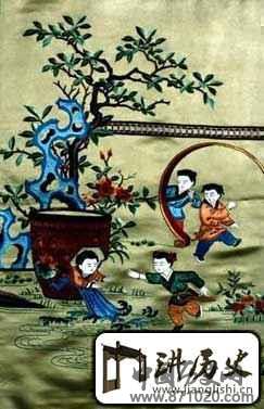 满族的民间刺绣