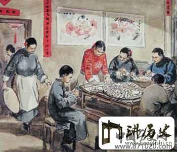 过年吃饺子的来历与传说