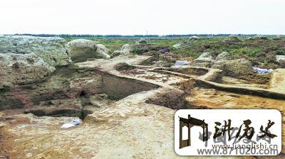 龟兹故地发现金箔墙皮和佛教遗迹