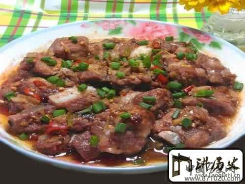 营养粤菜推荐：虾酱蒸排骨