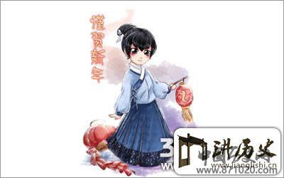 汉服图片大全，汉服手绘图片