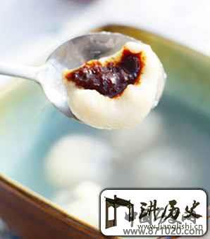 冬至吃汤圆豆沙汤圆的做法