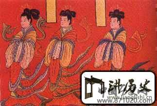 魏晋贵妇衣裙