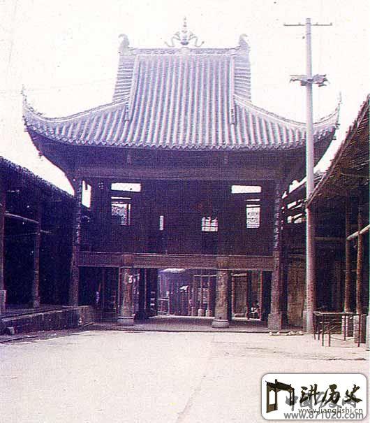 四川键为县罗城古镇戏台(1)