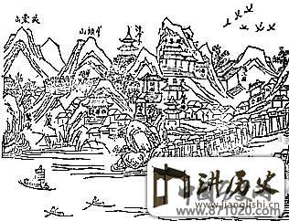《江夏县志》金口镇景中戏台
