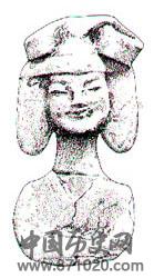 魏晋妇女假髻