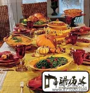 关于感恩节的习俗和美食介绍