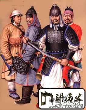 元代铠甲及戎服