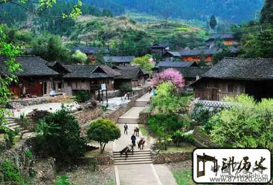 土家族旅游土家族老司城是珍贵的人文景观