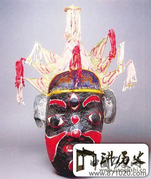 彝族新年祭祀面具