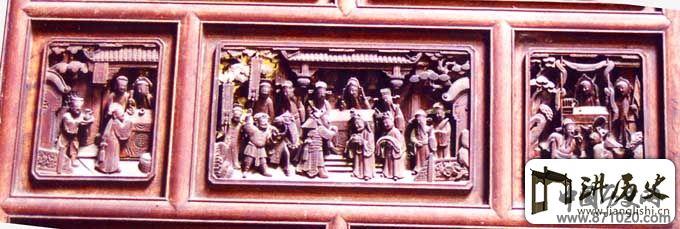 江西婺源木雕中的戏楼(3)