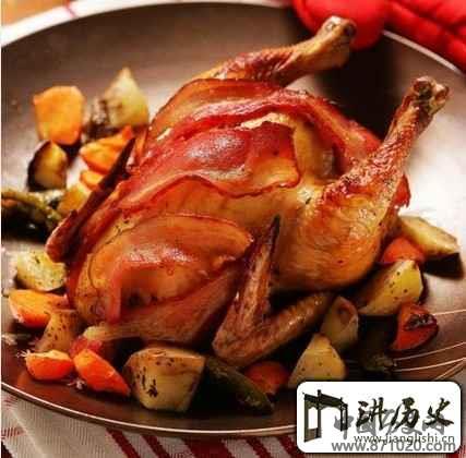 美国家常菜:南乳苹果烤鸡的做法介绍