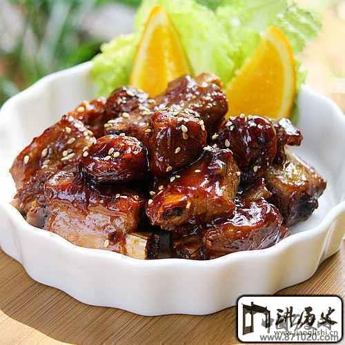浙江菜式的做法：话梅排骨