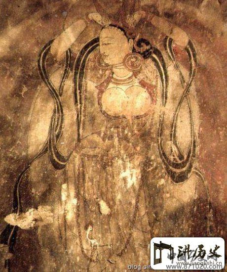 托林寺过渡时期画风的壁画