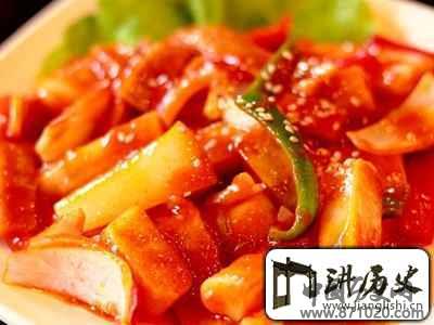 韩国特色小吃：韩国炒米条的做法