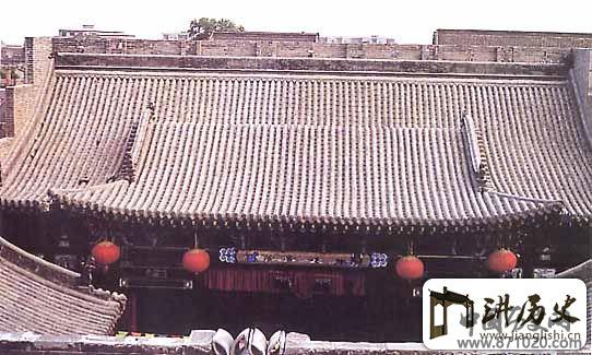 山西祁县渠家大院戏台(2)