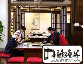 韩国用餐礼仪中的坐姿