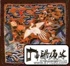 清代文五品补子