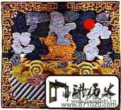 清代武三品补子