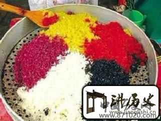 苗族饮食简介苗族五色米饭各种颜色的意义