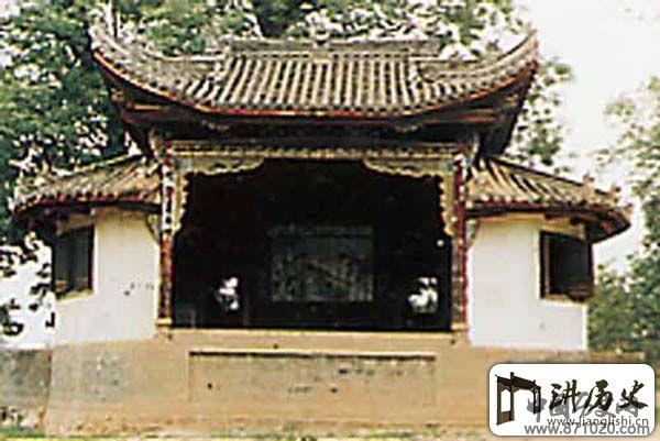勉县清代诸葛墓乐楼外景