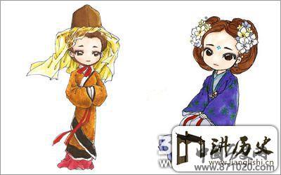 汉服图片大全，汉服手绘图片