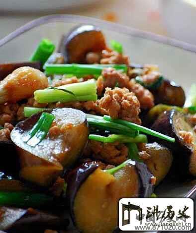 茄子的家常做法：肉末茄子