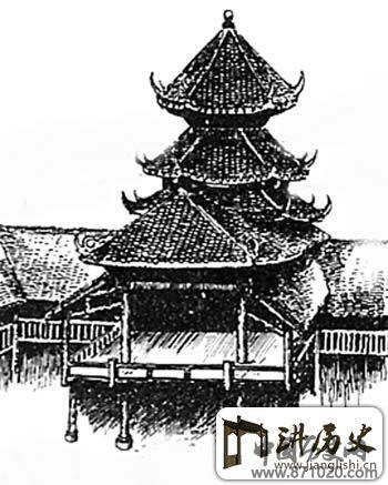 三江林略鼓楼戏台