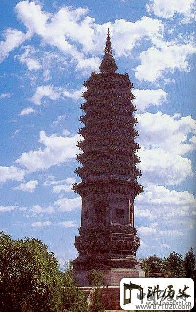 河北正定城临济村正定古塔