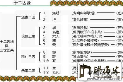 佛教中所说的十二因缘的故事是什么