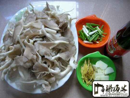 美国家常菜蚝油凤尾菇
