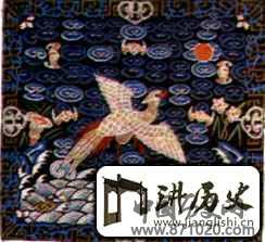 清代文二品补子