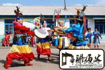 满族舞蹈满族祭祀舞“单鼓腰铃”简介