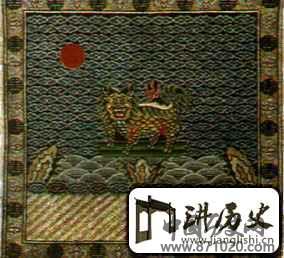 清朝武一品补子